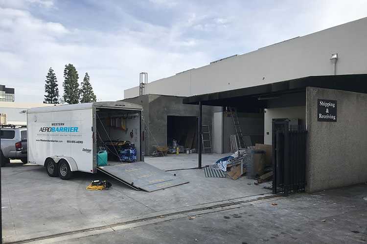 Installing Aerobarrier